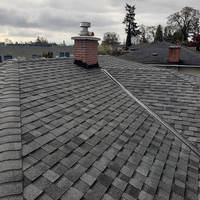 new grey roof with new 